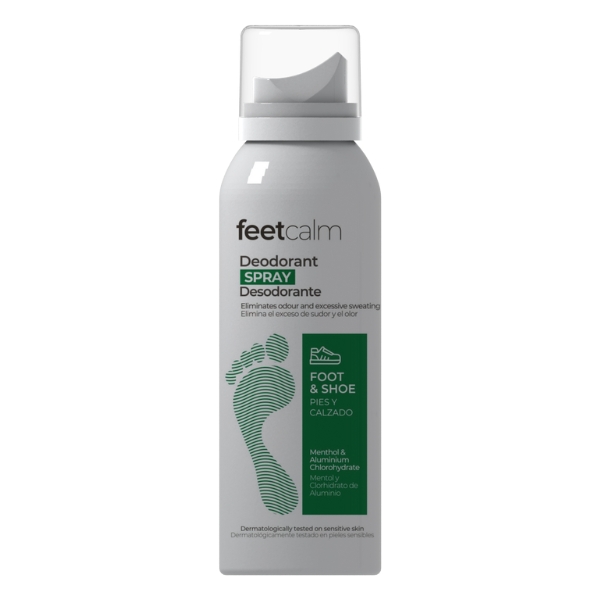 Foot Deodorant & Shoe Deodorizer Spray By Feet Calm At Only Footcare